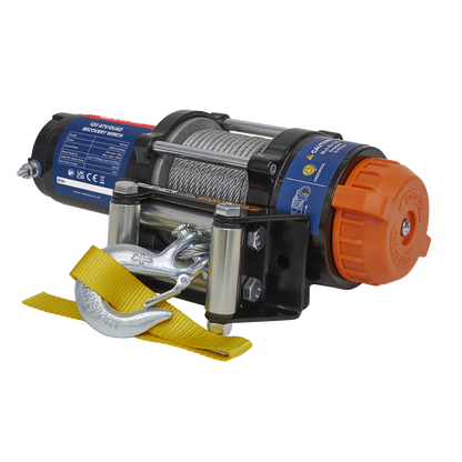 ATV/Quad Recovery Winch 1135kg (2500lb) Line Pull 12V
