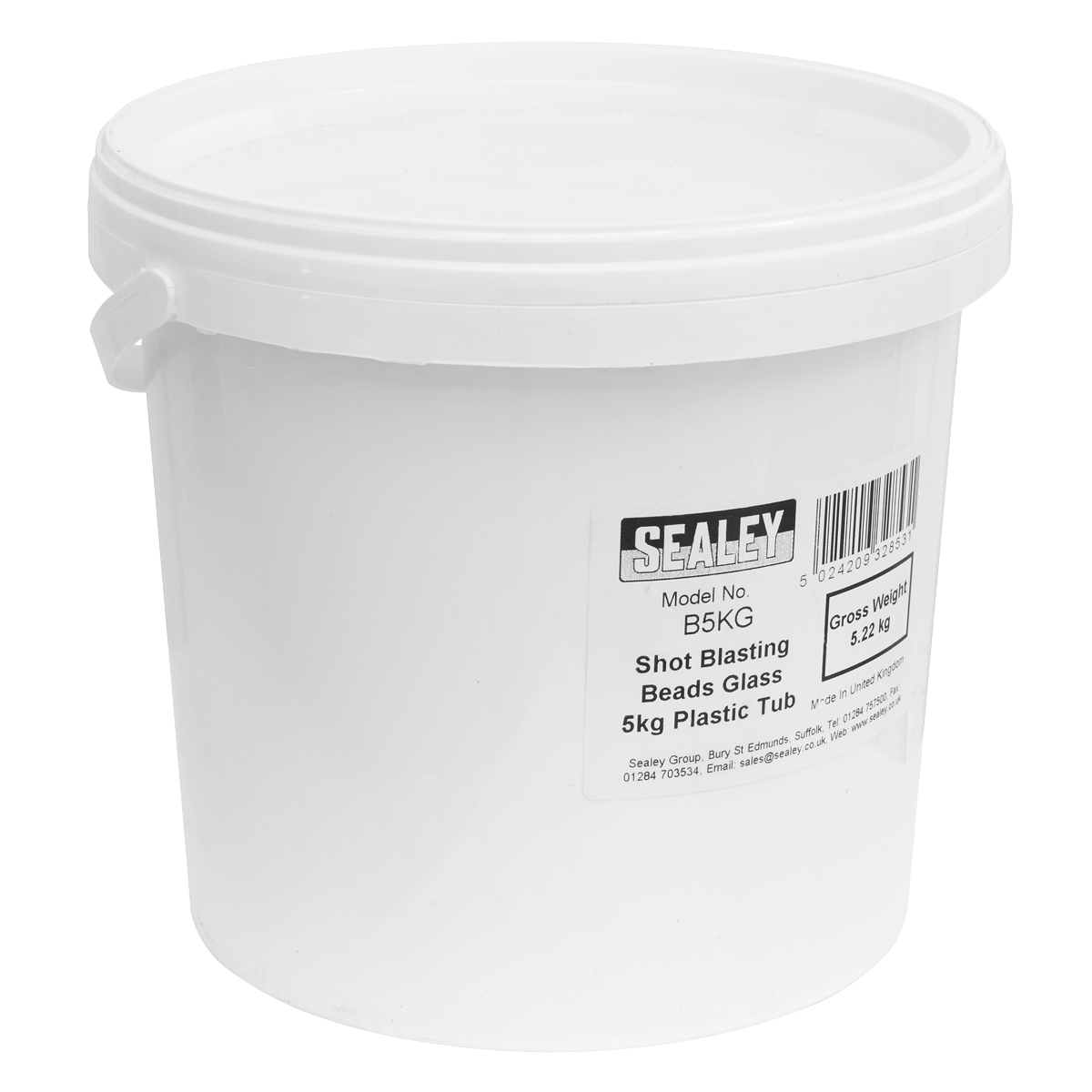 Shot Blasting Glass Beads Tub 5kg