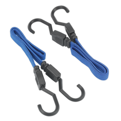 Flat Bungee Cord Set 460mm 2pc