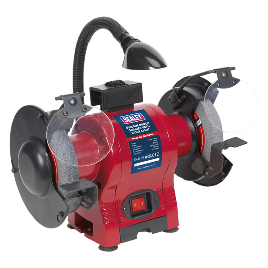 150mm Bench Grinder with Worklight 250W/230V