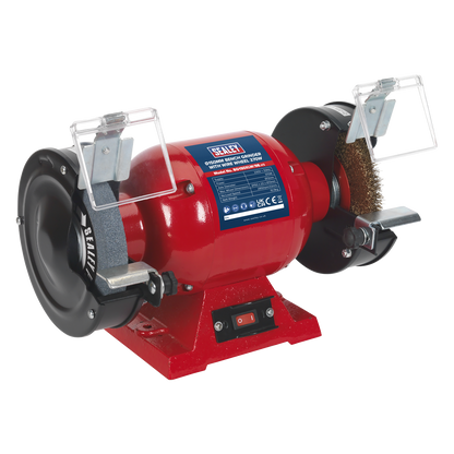 150mm Bench Grinder with Wire Wheel 370W/230V