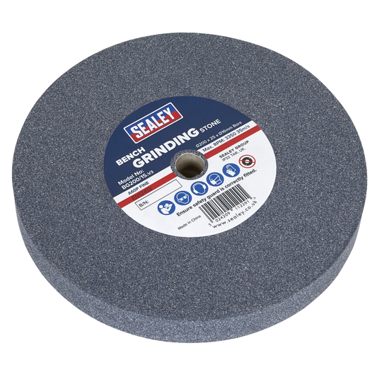 200 x 25mm Grinding Stone 16mm Bore - A60P Fine