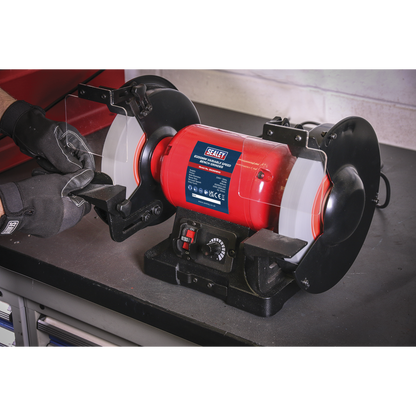 200mm Bench Grinder with Variable Speed 550W/230V