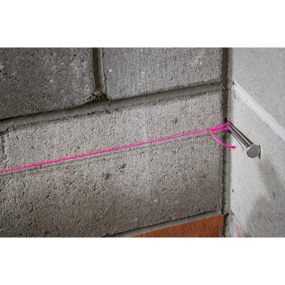 Braided Nylon Brick Line 76m - Pink