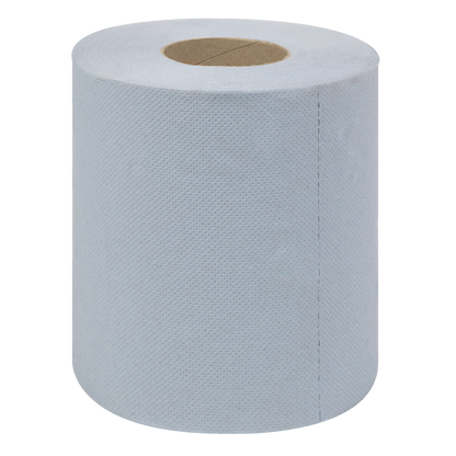 2-Ply Embossed Blue Paper Roll 60m - Pack of 6