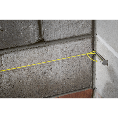 Braided Nylon Brick Line 76m - Yellow