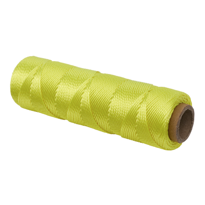 Braided Nylon Brick Line 76m - Yellow