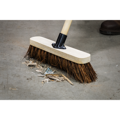 Stiff/Hard Bristle Broom 12"(300mm)