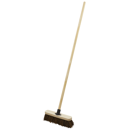 Stiff/Hard Bristle Broom 12"(300mm)