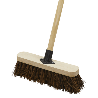 Stiff/Hard Bristle Broom 12"(300mm)
