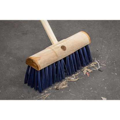 Stiff/Hard Bristle Yard Broom 13"(325mm)