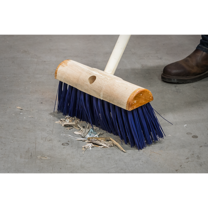 Stiff/Hard Bristle Yard Broom 13"(325mm)