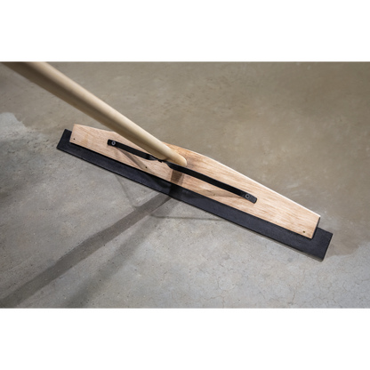 Rubber Floor Squeegee with Wooden Handle 24"(600mm)