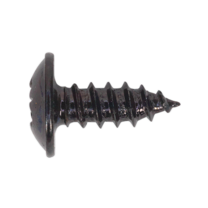 Self-Tapping Pozi Flanged Head Screw 3.5 x 10mm, Black - Pack of 100