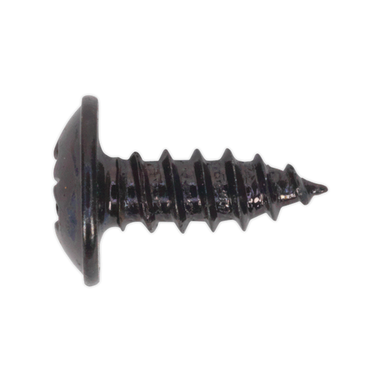 Self-Tapping Pozi Flanged Head Screw 3.5 x 10mm, Black - Pack of 100