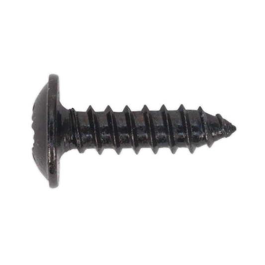 Self-Tapping Pozi Flanged Head Screw 3.5 x 13mm, Black - Pack of 100