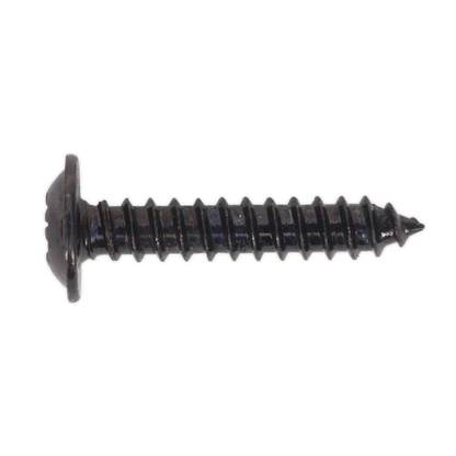 Self-Tapping Pozi Flanged Head Screw 3.5 x 19mm, Black - Pack of 100