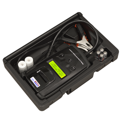 Digital Battery & Alternator Tester with Printer 6/12/24V