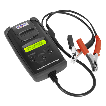 Digital Battery & Alternator Tester with Printer 6/12/24V