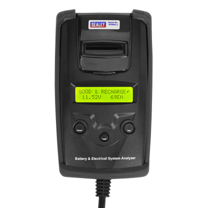Digital Battery & Alternator Tester with Printer 6/12/24V