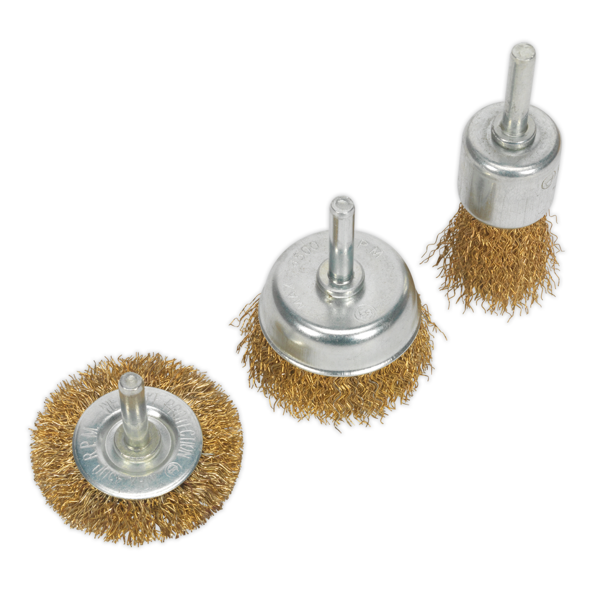 Crimped Wire Brush Set 3pc