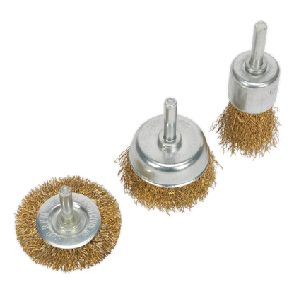 Crimped Wire Brush Set 3pc