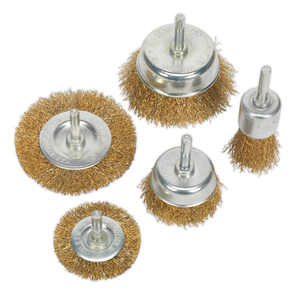 Crimped Wire Brush Set 5pc