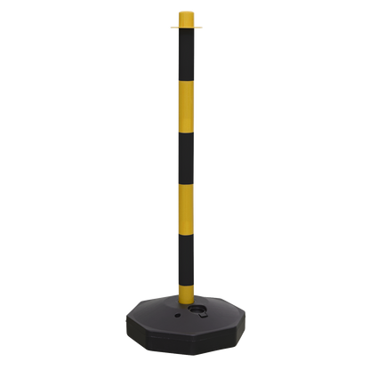 Post & Chain Kit 25m - Black/Yellow