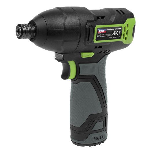 SV10.8 Series 1/4"Hex Drive Cordless Impact Driver Kit 10.8V 2Ah