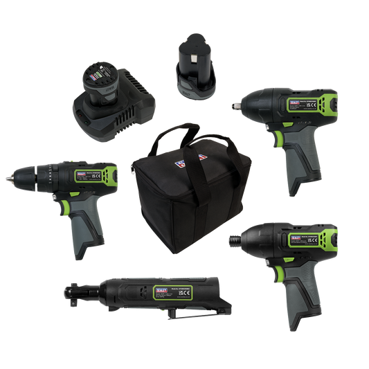 4 x SV10.8 Series Cordless Combo Kit 10.8V - 2 Batteries
