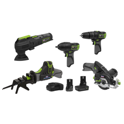 5 x SV10.8 Series Cordless Combo Kit 10.8V - 2 Batteries