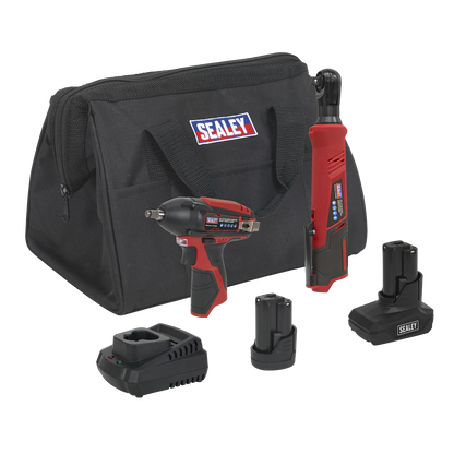 2 x SV12 Series Cordless Power Tool Combo Kit 12V - 2 Batteries