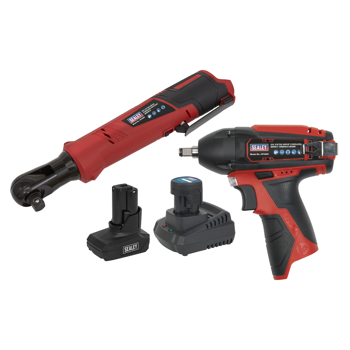 2 x SV12 Series Cordless Power Tool Combo Kit 12V - 2 Batteries