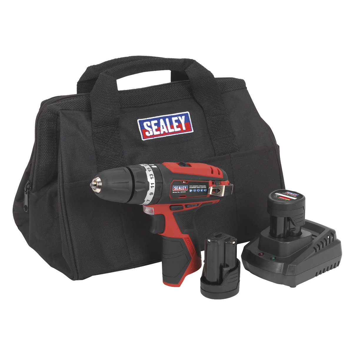 SV12 Series 10mm Cordless Combi Drill Kit 12V 1.5Ah - 2 Batteries