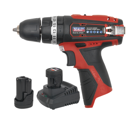 SV12 Series 10mm Cordless Combi Drill Kit 12V 1.5Ah - 2 Batteries