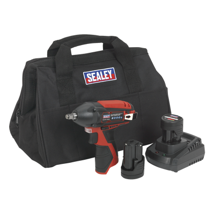 SV12 Series 3/8"Sq Drive Cordless Impact Wrench Kit 12V 1.5Ah - 2 Batteries