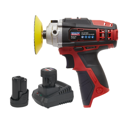 SV12 Series 71mm Cordless Polisher Kit 12V 1.5Ah - 2 Batteries