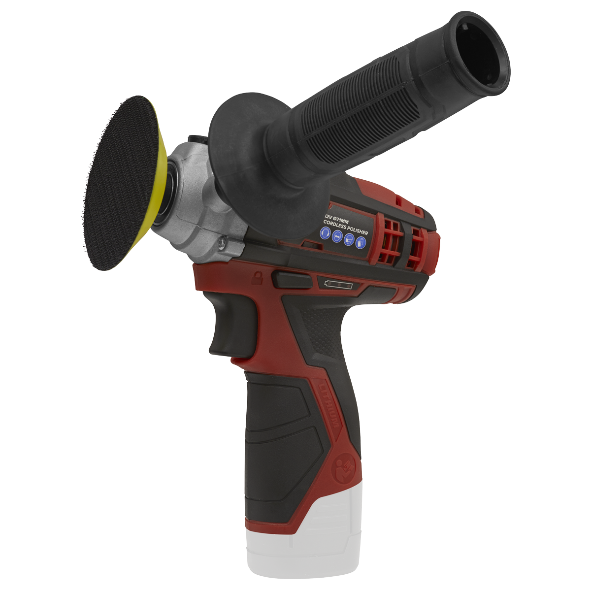 SV12 Series 71mm Cordless Polisher Kit 12V 1.5Ah - 2 Batteries