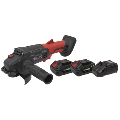 SV20 Series 115mm Cordless Angle Grinder Kit 20V 4Ah - 2 Batteries