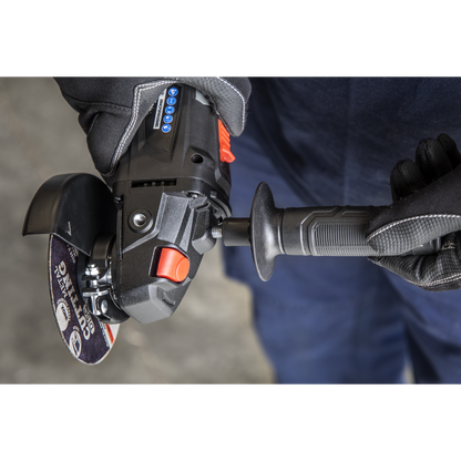 Premier SV20 Series 115mm Brushless Cordless Angle Grinder Kit 20V 4Ah
