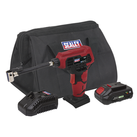 SV20 Series Cordless Air Pump Kit 20V 2Ah