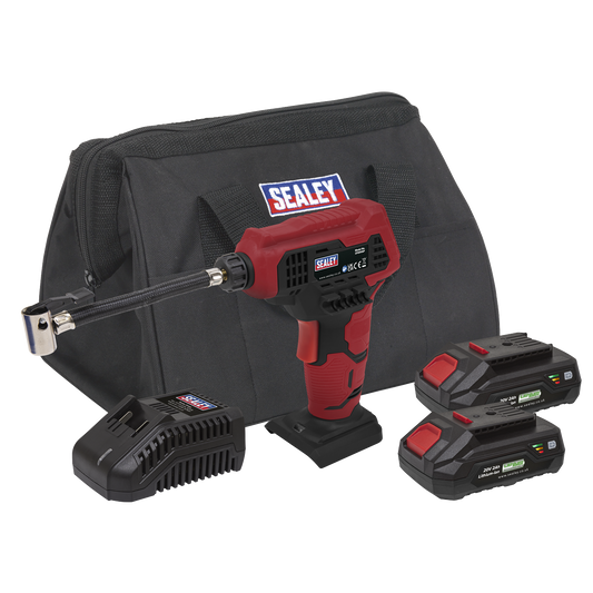SV20 Series Cordless Air Pump Kit 20V 2Ah - 2 Batteries