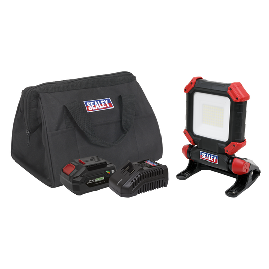 SV20 Series 15W Cordless SMD LED Worklight Kit 20V 4Ah