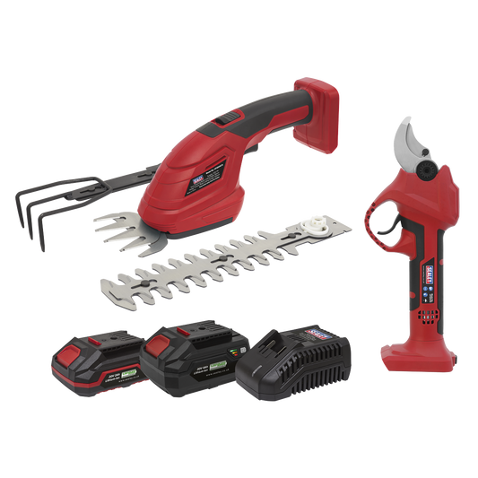 2 x SV20 Series Cordless Gardening/Pruning Combo Kit 20V - 2 Batteries