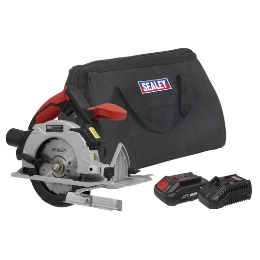 SV20 Series 150mm Cordless Circular Saw Kit 20V 2Ah