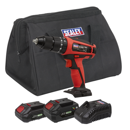 SV20 Series 13mm Cordless Combi Drill Kit 20V - 2 Batteries