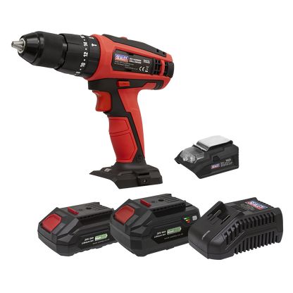 SV20 Series 13mm Cordless Combi Drill Kit 20V - 2 Batteries