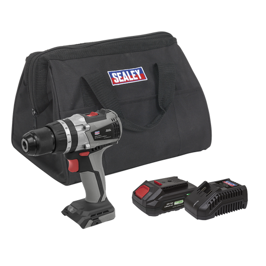 Premier SV20 Series 13mm Brushless Cordless Combi Drill Kit 20V 2Ah