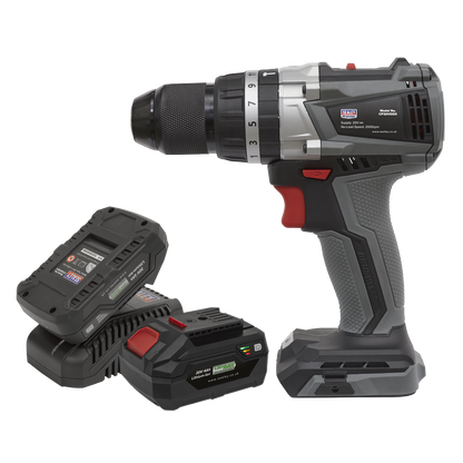 Premier SV20 Series 13mm Brushless Cordless Combi Drill Kit 20V - 2 Batteries