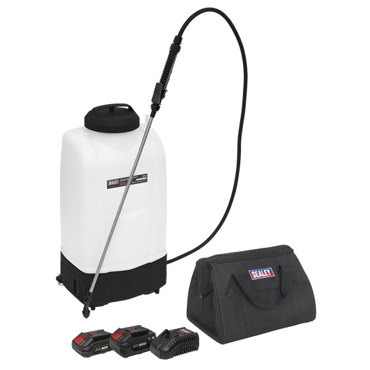 SV20 Series 15L Cordless Garden Backpack Sprayer 20V - 2 Batteries